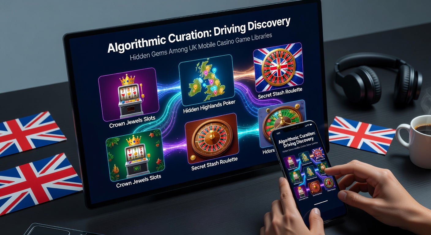 Mobile screen displaying curated hidden gem games in a UK casino app library
