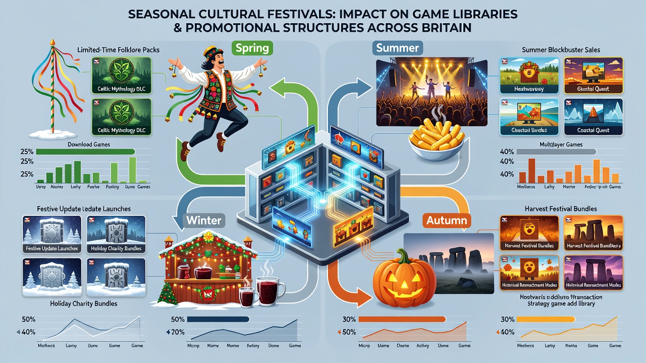 Casino app dashboard showing seasonal promotional offers and festival-branded game thumbnails during a summer event