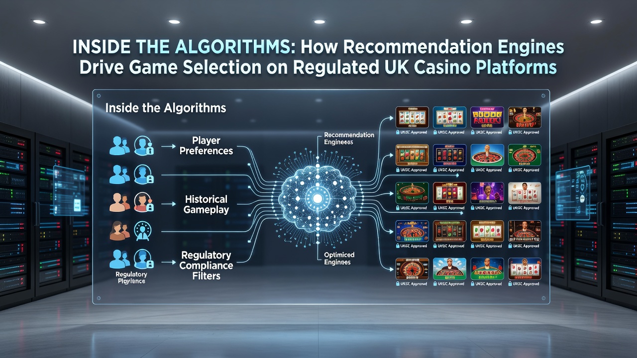 Diagram showing data flow through recommendation models used by UK casino operators