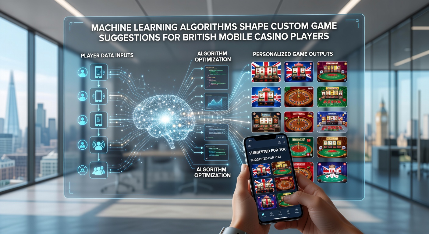 Data visualization showing machine learning clusters and recommendation pathways for casino games