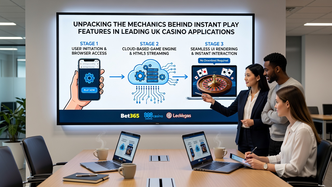 Close-up of mobile interface demonstrating seamless game transitions in UK casino instant play